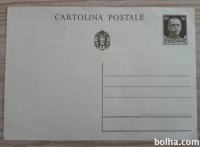Dopisnica Italija Vittorio Emmanuele 30 centesimi nežigosana
