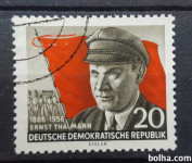 Ernst Thalmann - DDR 1956 - Mi 520 - žigosana znamka (Rafl01)
