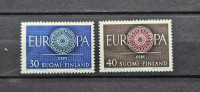Evropa, CEPT - Finska 1960 - Mi 525/526 - serija, čiste (Rafl01)