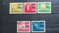 športne igre - Albanija 1963 - Mi 763/767 - serija, žigosane (Rafl01)