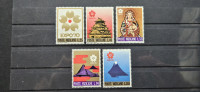 EXPO Osaka - Vatikan 1970 - Mi 556/560 - serija, čiste (Rafl01)