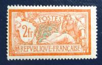 Francija 1920, ključna znamka, kataloška vrednost (Michel): 100 €