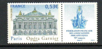 FRANCIJA 2006 OPERA GLASBA ARHITEKTURA ZGRADBE ** Mi 4101 znamka (18)