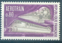 FRANCIJA, ČISTE ZNAMKE,AERO VLAK 1970,DEAN 1953