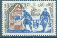 FRANCIJA, ČISTE ZNAMKE,DAN ZNAMK, 1971,DEAN 1953