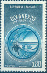 FRANCIJA, ČISTE ZNAMKE, EXPO OCEAN1971,DEAN 1953