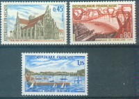 FRANCIJA, ČISTE ZNAMKE,TURIZEM 1969,DEAN 1953