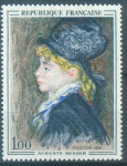 FRANCIJA, ČISTE ZNAMKE,UMETNOST 1968,DEAN 1953