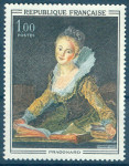 FRANCIJA, ČISTE ZNAMKE,UMETNOST 1972,DEAN 1953