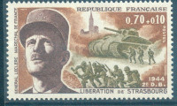 FRANCIJA, ČISTE ZNAMKE,ZANE OSEBE 1969,DEAN 1953