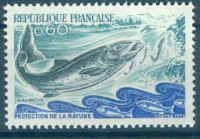 FRANCIJA, ČISTE ZNAMKE,ZAŠČITA NARAVE 1972 DEAN 1953