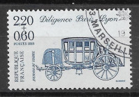 FRANCIJA POŠTA ŽIGOSANA ZNAMKA - PGROSELJ