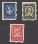 Hrvaška NDH 1943 - Zrinski, kompletna serija, čista