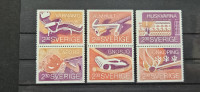 industrija Smalanda - Švedska 1989 - Mi 1559/1564 - čiste (Rafl01)