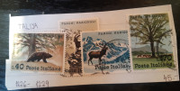 Italija 1967 celotna nežigosana serija favna, živali, nacionalni park