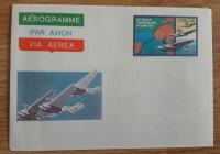 ITALIJA Aerogram 1980 Pismo Letalo prelet Atlantika