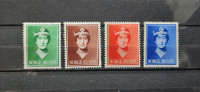 kraljica Maud - Norveška 1939 - Mi 203/206 - serija, čiste (Rafl01)