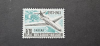letala, avioni - Belgija 1963 - Mi 1319 - čista znamka (Rafl01)