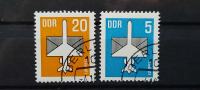 letalska pošta - DDR 1983 - Mi 2831/2832 - serija, žigosane (Rafl01)