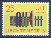 LIECHTENSTEIN,1965, ČISTE ZNAMKE-DEAN 1953
