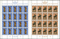 LIECHTENSTEIN 1974 EVROPA CEPT KIPARSTVO ** Mi 600/601 ** 2x MP (F02)