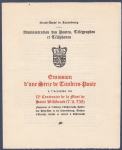 Luksemburg 1938 - 1200 let Sv. Willibrorda - spominski list