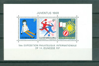 Luksemburg 1969 filatel. razstava blok 8 MNH*