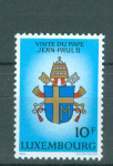 Luksemburg 1985 grb papeža JPII. sam. znamka MNH**