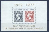 LUXEMBOURG,DAN ZNAMK,BLOK 10, 1977, ČISTE ZNAMKE-DEAN 1953