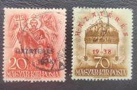Madžarska 1938 celotna žigosana serija na temo krščanstvo