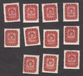 MADŽARSKA 1946 - grb in poštni rog