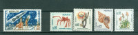 Monako 1964 vesolje flora fauna serija in sam. znamka MNH**