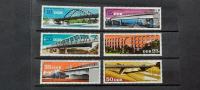 mostovi, viadukti - DDR 1976 - Mi 2163/2168 - serija, čiste (Rafl01)