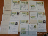 Nemčija 10 kom dopisnica 1978 BUNDES POST znamke