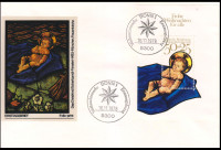NEMČIJA 1978 BOŽIČ RELIGIJA ** blok ** ovitek prvega dne FDC