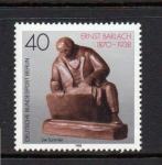 NEMČIJA 1988 UMETNOST ERNST BARLACH ** Mi 823 ** znamka (111)
