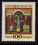 NEMČIJA 1992 SVETI LUDGERUS RELIGIJA ** Mi 1610 ** znamka (16)