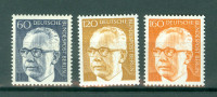Nemčija Berlin 1971 predsednik Heinemann serija MNH**