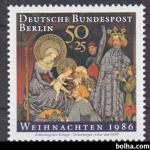 NEMČIJA (BERLIN) 1986 BOŽIČ RELIGIJA KRŠČANSTVO ** Mi 769 ** znamka
