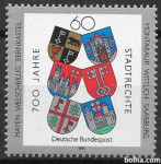NEMČIJA GRBI ČISTA ZNAMKA - PGROSELJ