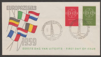 NIZOZEMSKA - EVROPA CEPT - FDC - 1959