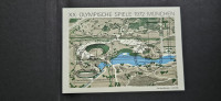 olimpijske igre - Nemčija 1972 - Mi B 7 - blok, žigosan (Rafl01)