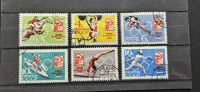 olimpijske igre - Rusija 1964 - Mi 2932/2937 A - žigosane (Rafl01)