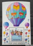 otroci, baloni - Nemčija 1997 - Mi B 40 - blok, čist (Rafl01)