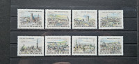panorama mesta - Avstrija 1964 - Mi 1164/1171 - serija, čiste (Rafl01)