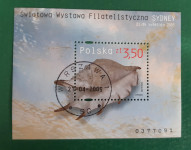 Poljska 2005 Školjke fauna žigosan blok št.161A