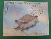 Poljska 2005 Školjke fauna žigosan blok št.161B neperforiran