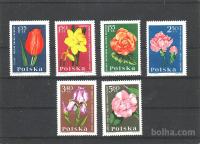 POLSKA - ROŽE, CVETJE - MI. 1547/52** - (msmk)