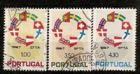 PORTUGALSKA 1967 –– CELOTNA ŽIGOSANA SERIJA - ZASTAVE