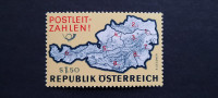 poštne kode - Avstrija 1966 - Mi 1201 - čista znamka (Rafl01)